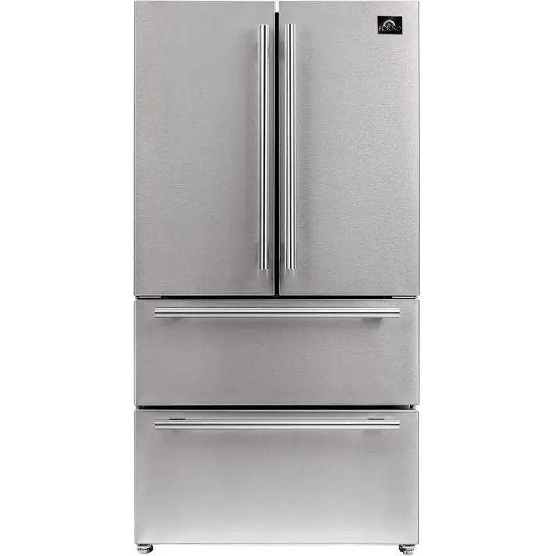 36-Inch Freestanding Four-Door Refrigerator With French-Door Freezer & Internal Ice Maker (19.2 Cu. Ft.) – Ffrbi1820-36Sb 1