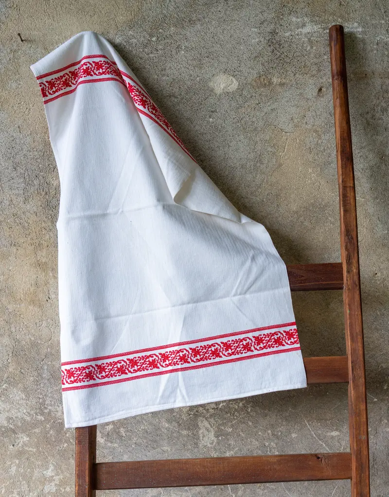 Antique Hungarian Cotton Towel – T139 1