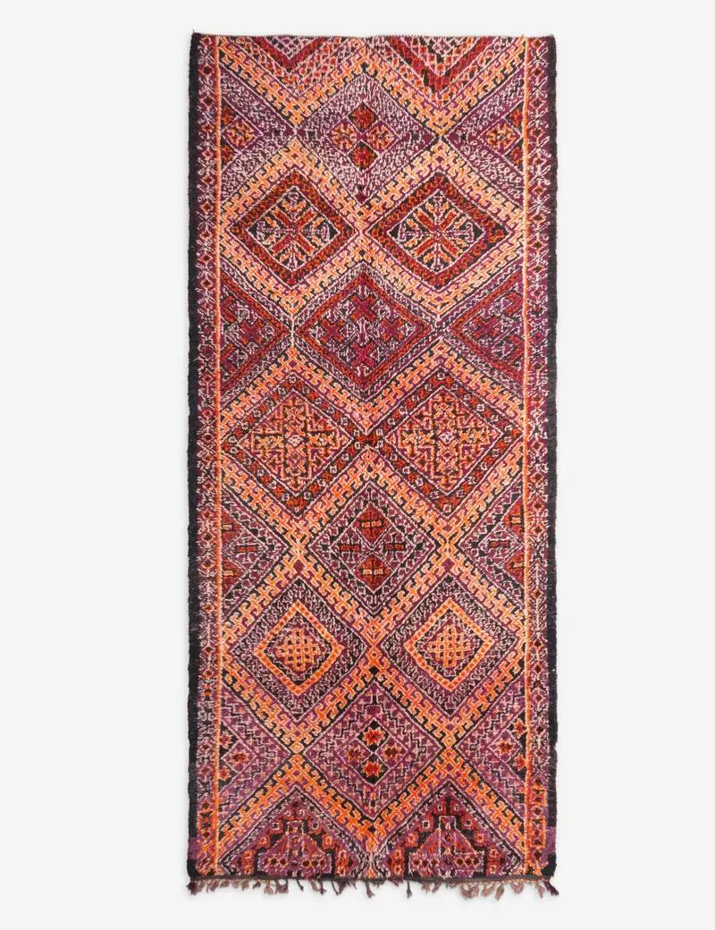 Antique-Style Moroccan Wool Rug – 5'9" X 13'2" (No. 97) 1