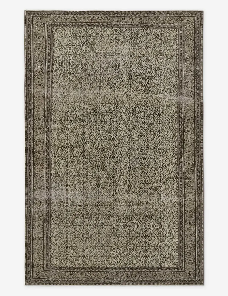 Antique Turkish Rug No. 208 – Handwoven Wool, 7'9" × 12'3" 1