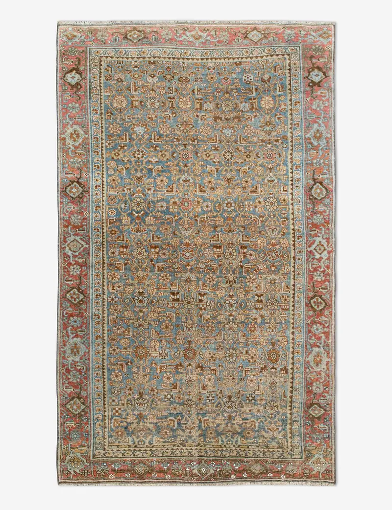 Antique Turkish Wool Rug, Hand-Knotted Origin, 3'8" X 6'4", Style No. 448 1