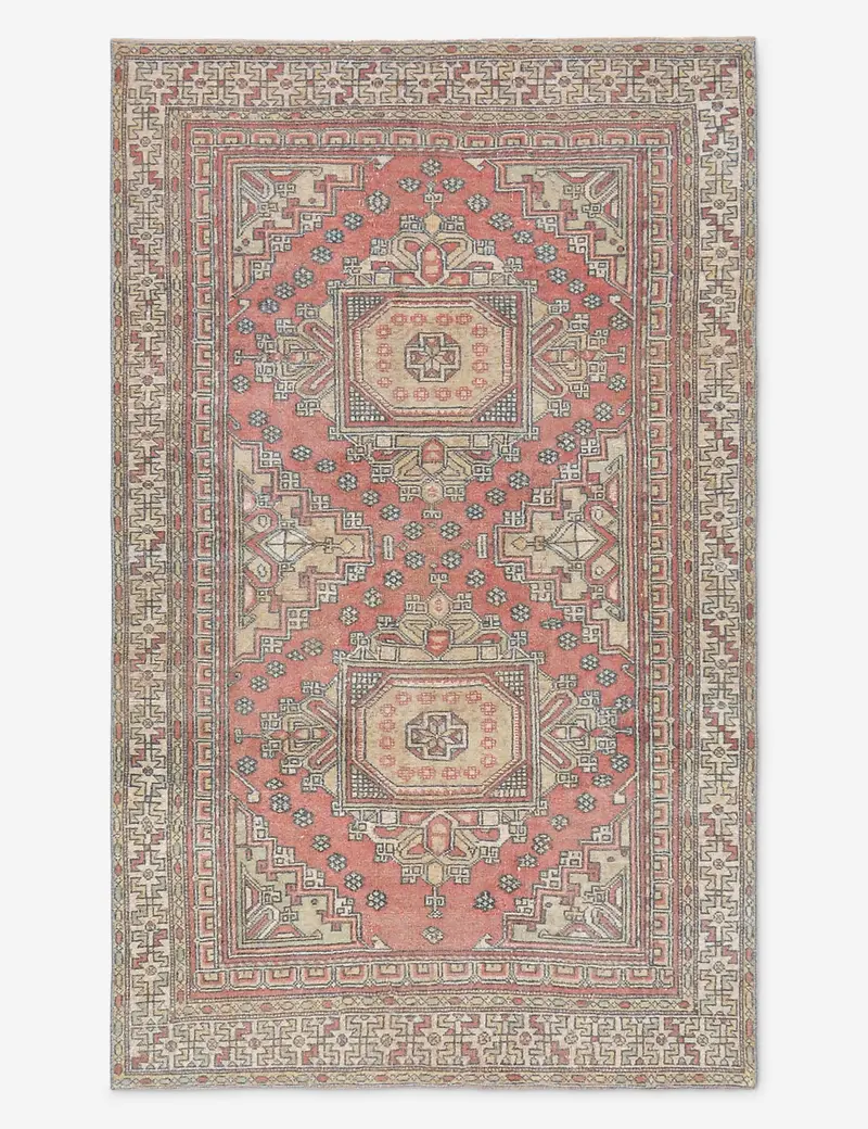 Artisan Turkish Wool Rug – 4'1" X 6'7" (No. 525) 1