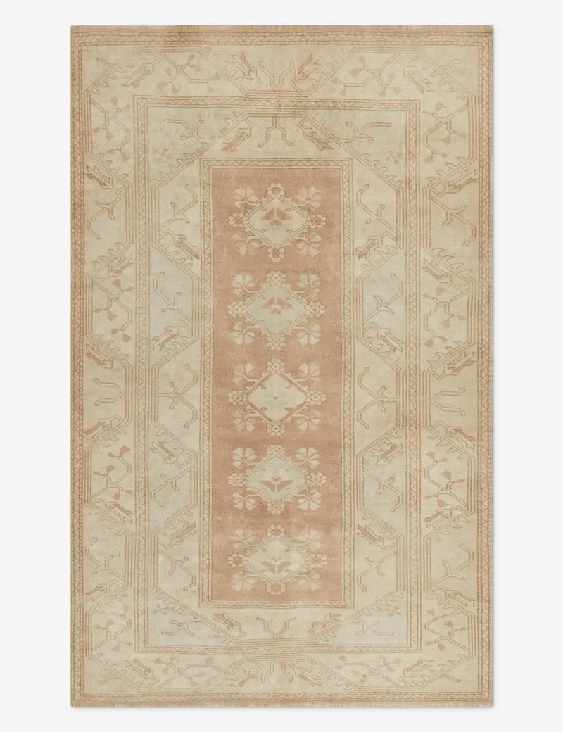 Artisan Turkish Wool Rug — 5'3" X 8'2" 1