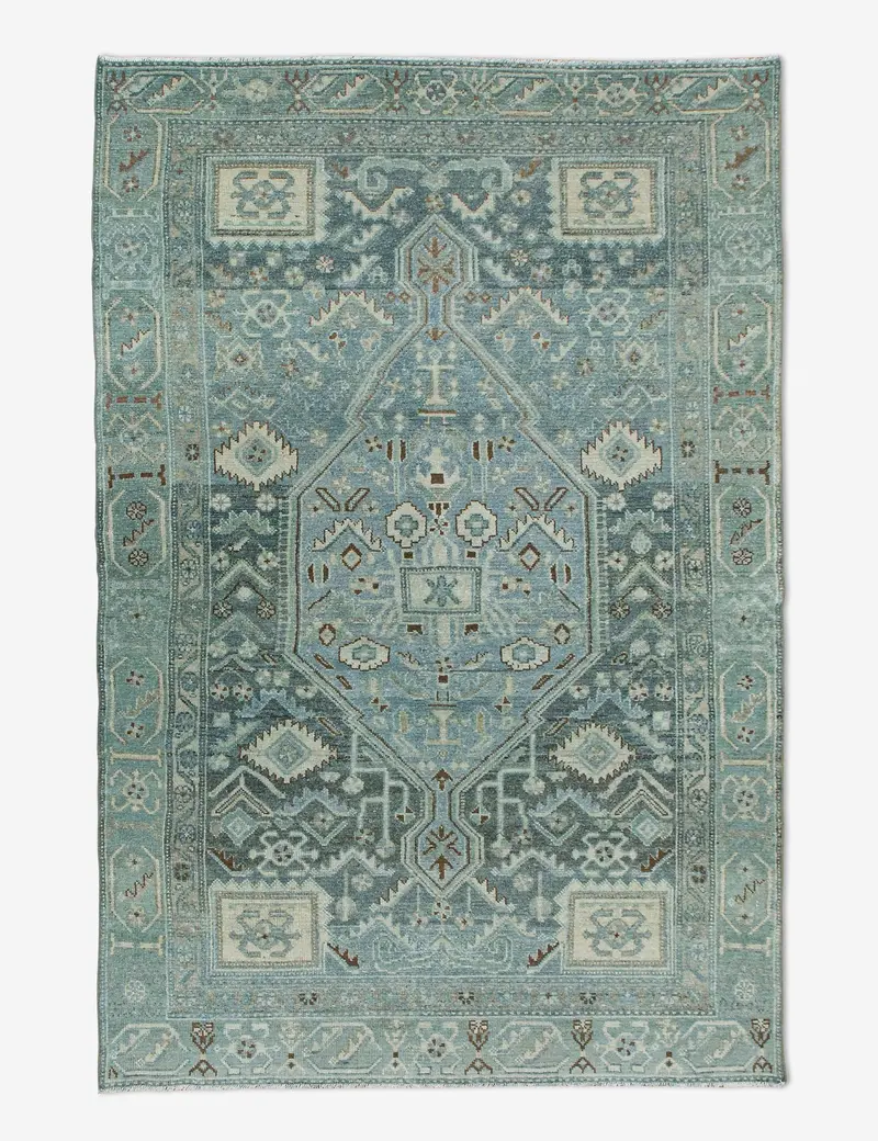 Artisan Turkish Wool Rug No. 451 — 4'3" X 6'8" 1