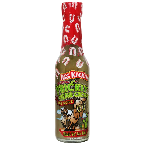 Ass Kickin’ Prickly Pear Habanero Hot Sauce 1