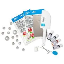 Ateco 25-Piece Professional Cake Decorating Kit – Piping Tips, Bags & Tools 1