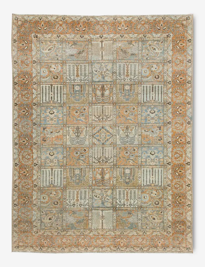 Authentic Turkish Wool Runner Rug – Hand-Knotted, 6'11" X 10'5", Rug No. 377 1