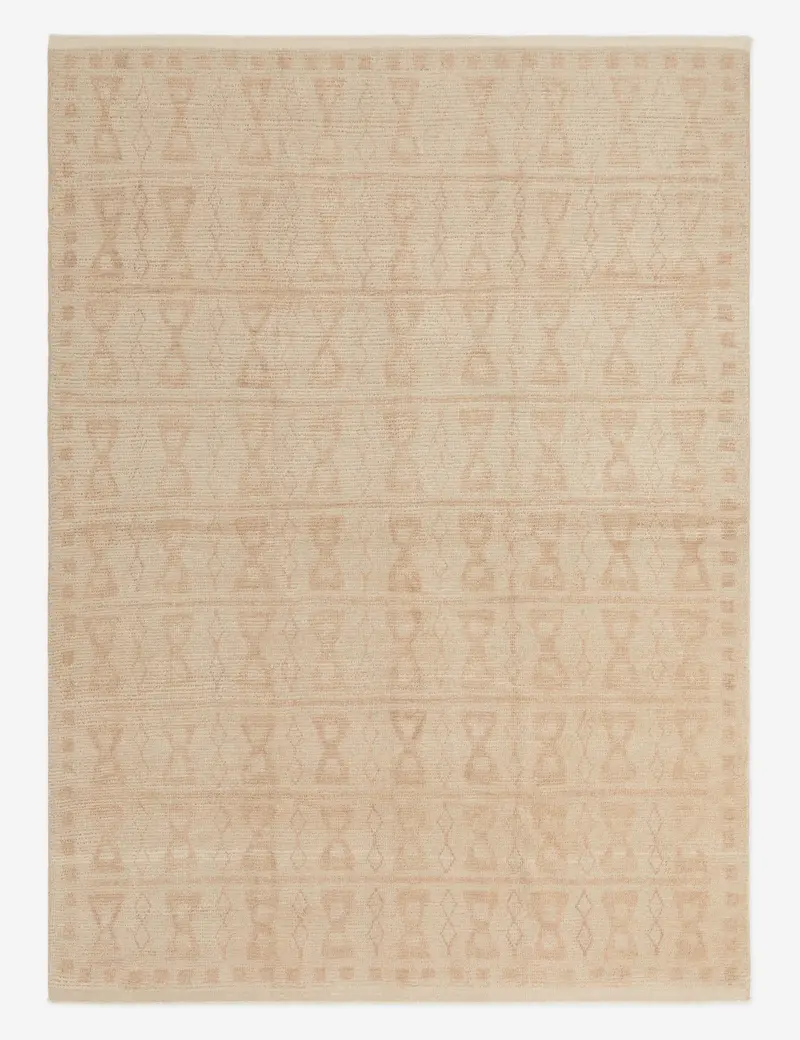 Authentic Vintage Moroccan Wool Rug — 8'6" X 11'8" 1