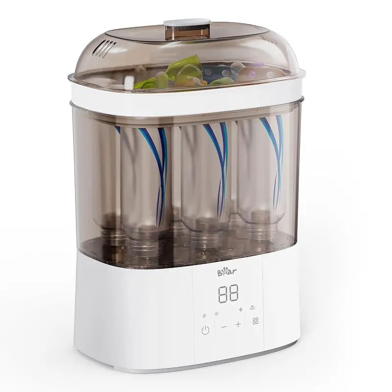 Baby Bottle Sterilizer & Dryer – 2-Tier Steam System With Hepa Air Filtration (Xdg-B05V1) 1