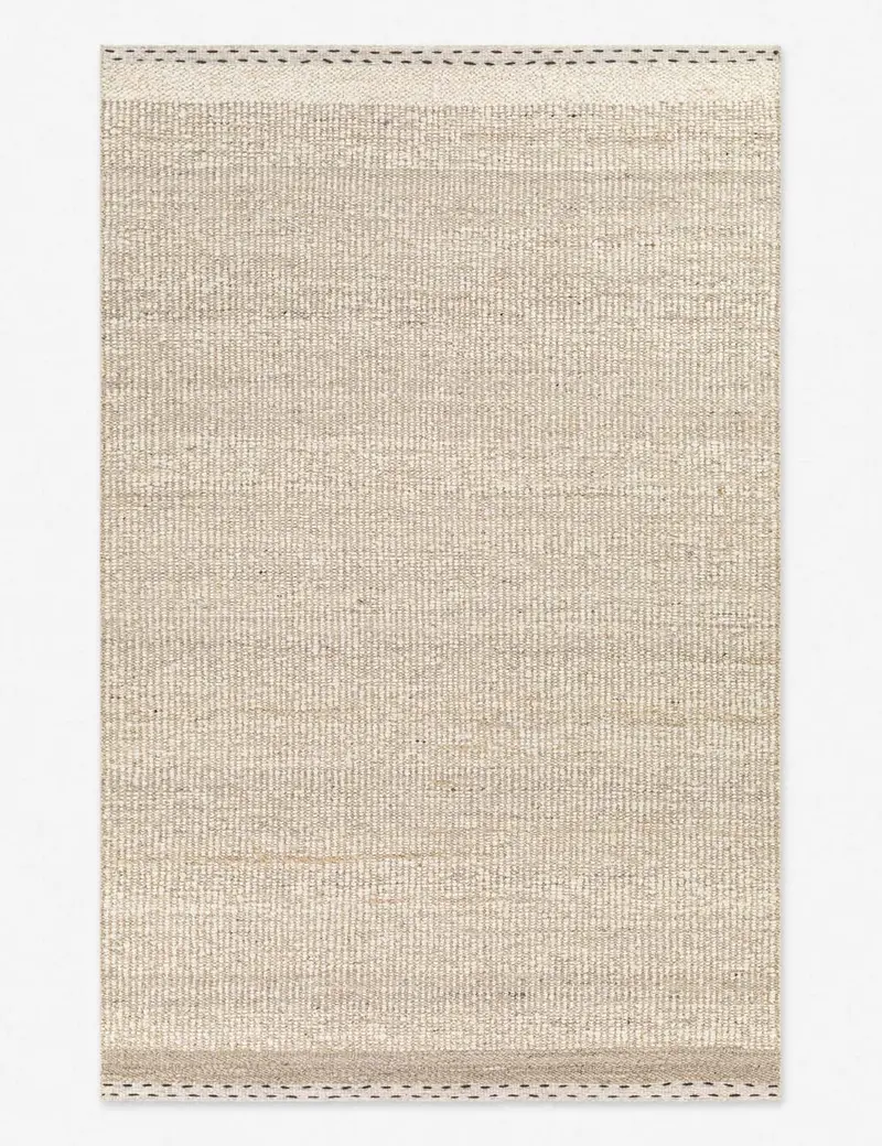 Baylor Textured Wool Handwoven Rug 1