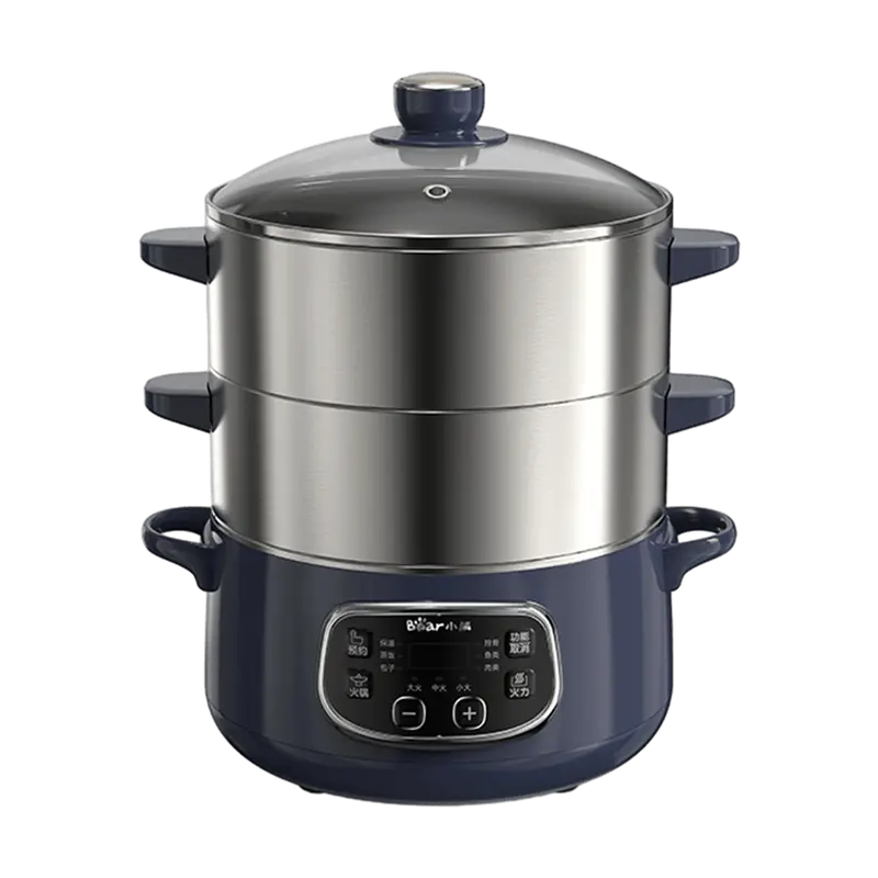 Bear 24Cm Multi-Use Electric Steamer – Large-Capacity Steam Cooker For Vegetables, Dumplings & More 1