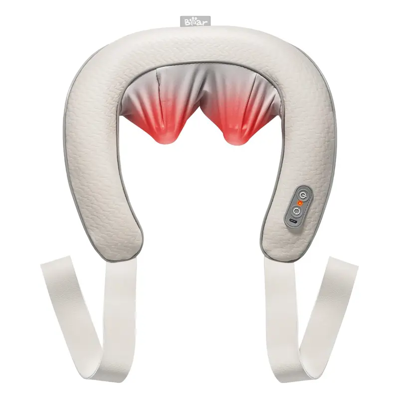 Bear Amq-H10E5 Cordless Shiatsu Neck Massager With Heat Therapy 1
