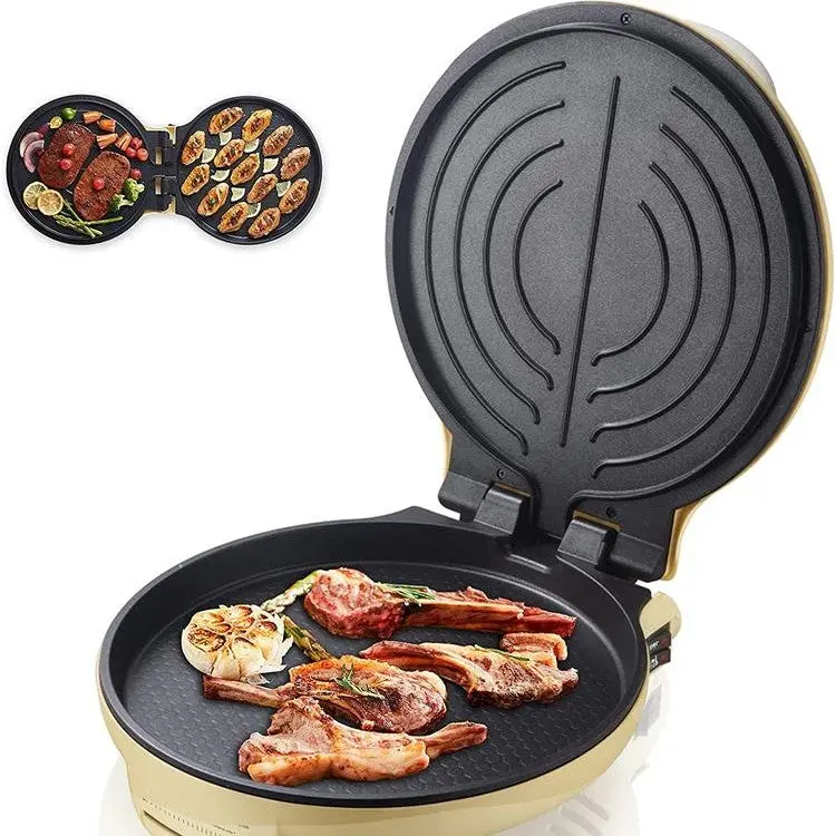 Bear Dbc-C15E3 11.8-Inch Extra-Large Electric Griddle – 1500W, Dual Pans 1