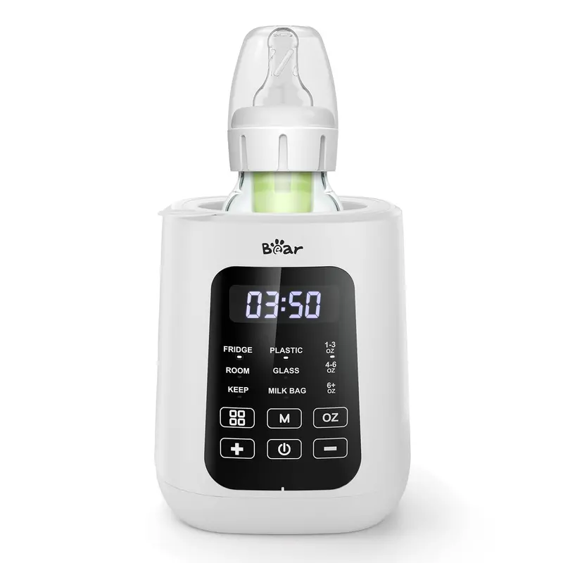 Bear Water-Bath Baby Bottle Warmer – Gentle Heating For Breastmilk & Formula With Auto Shut-Off 1