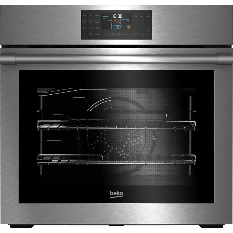 Beko 30-Inch Built-In Wall Oven – 2.5 Cu Ft Capacity, Stainless Steel Wos30100Ss 1