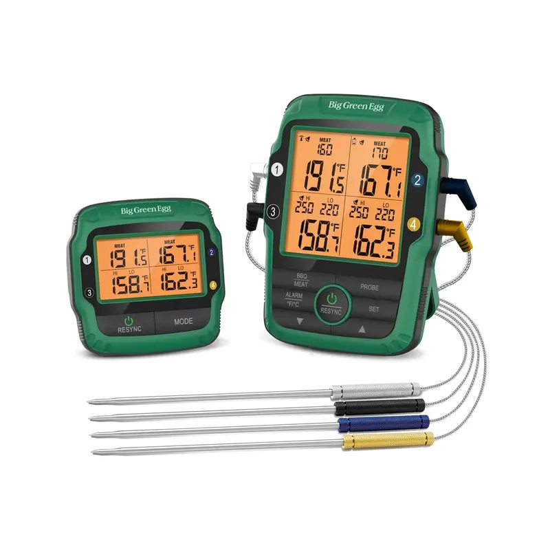 Big Green Egg Four-Channel Wireless Meat Thermometer 1