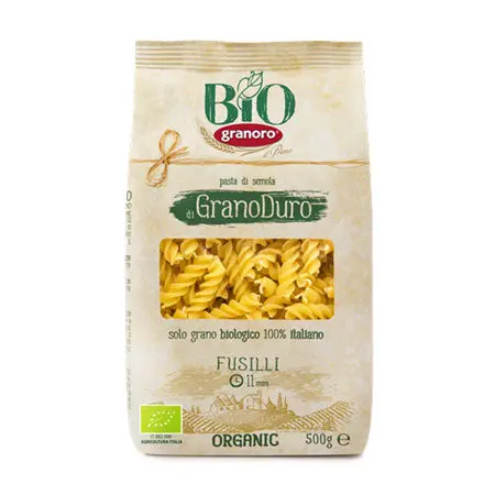 Bio Granoro Organic Fusilli Pasta (500G) 1