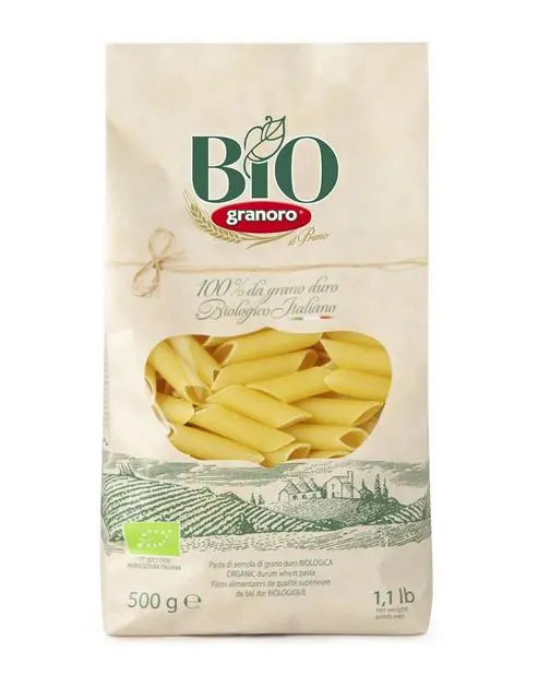 Bio Granoro Organic Mezze Penne Rigate 1