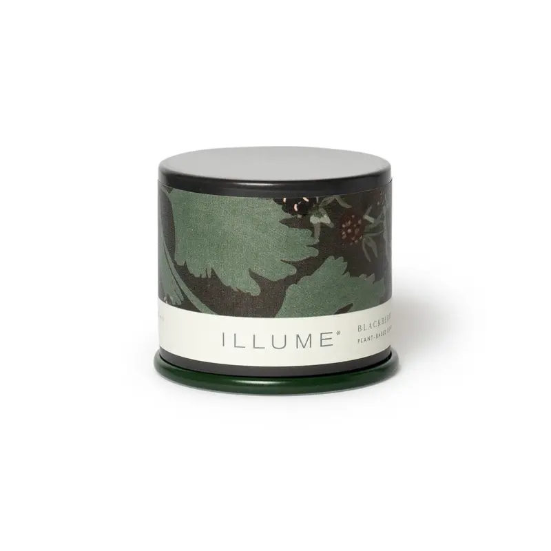 Blackberry Absinthe Scented Demi-Vanity Tin Candle – Botanical Luxury Fragrance 1