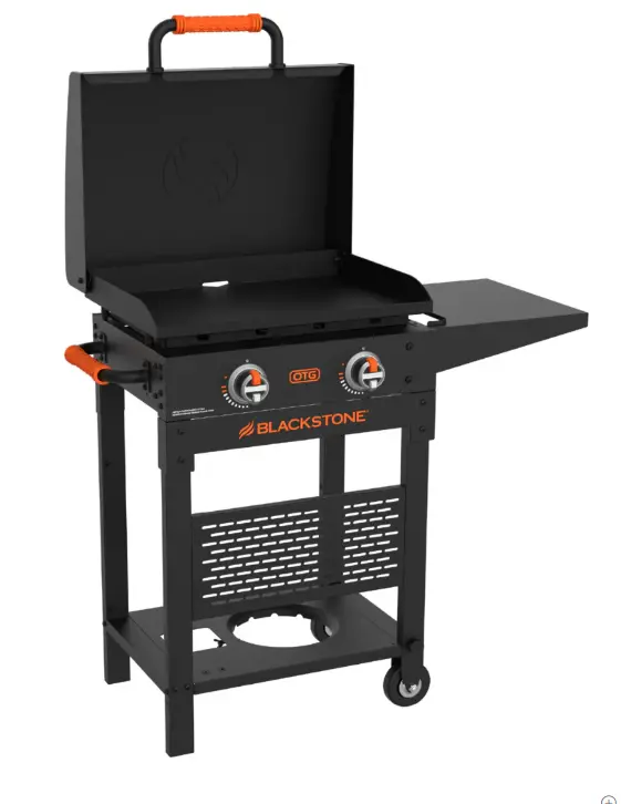 Blackstone 22-Inch Cart-Style Griddle With Hood – Heavy-Duty Flat Top Cooker 1