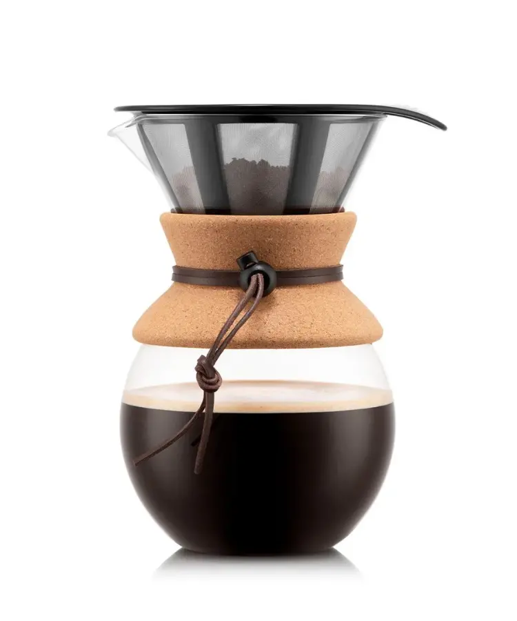 Bodum 34-Ounce Pour-Over Coffee Brewer With Glass Carafe 1