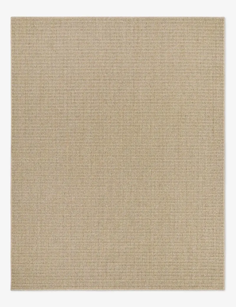 Bonilla Textured Flatweave Rug In Barley – Bespoke Sizing 1