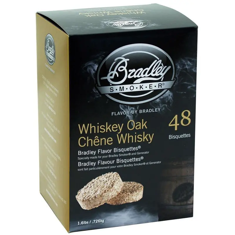 Bradley Whiskey Oak Smoking Bisquettes (48-Pack) 1