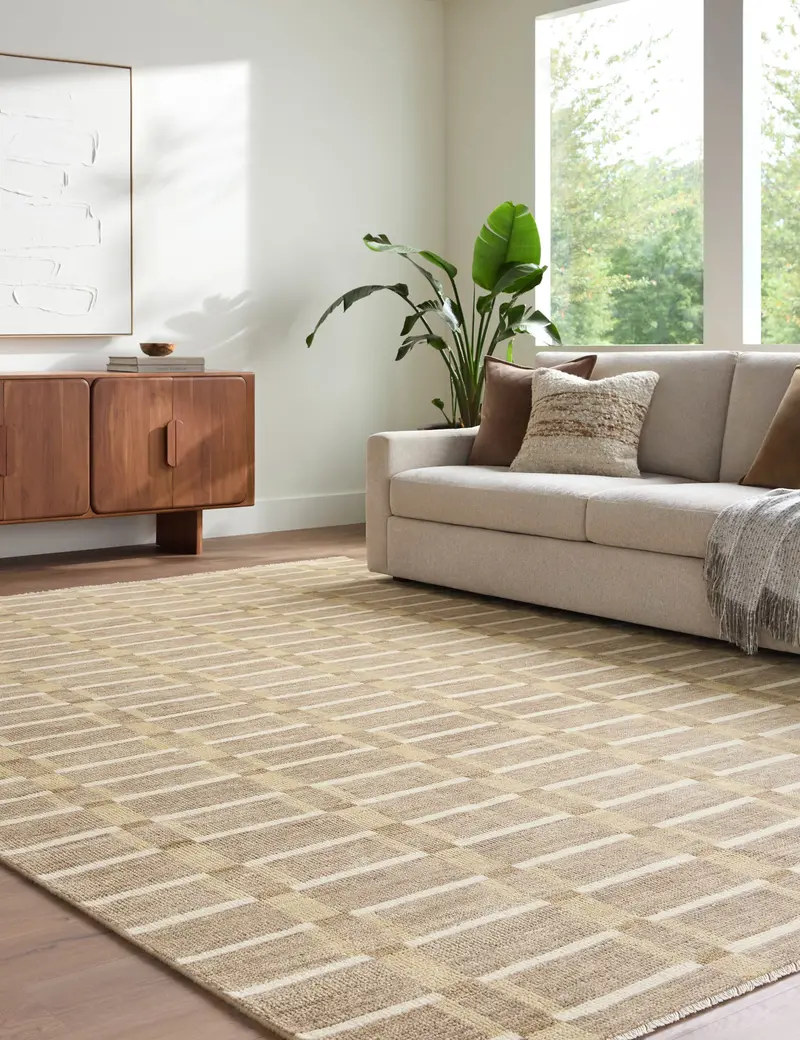 Briona Artisan Wool Rug – Hand-Knotted Texture 1