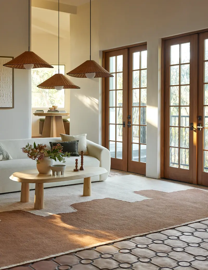 Butte Linen-Blend Flatweave Rug – Élan Byrd Textured Neutral Floor Mat 1