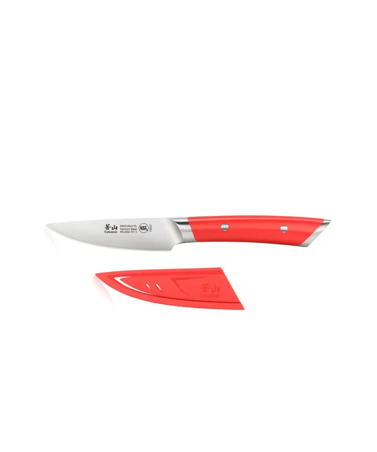 Cangshan Helena 3.5-Inch Red Paring Knife 1