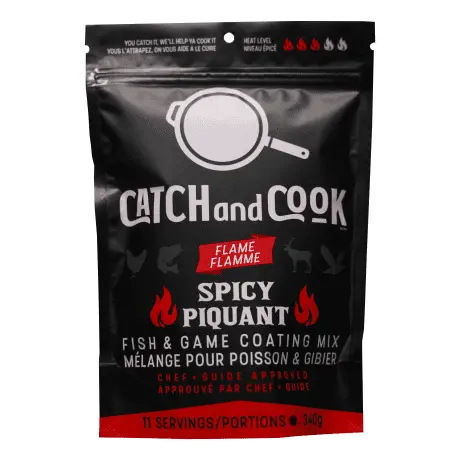 Catch And Cook Spicy Flame Coating Mix – Bold Heat Profile 1