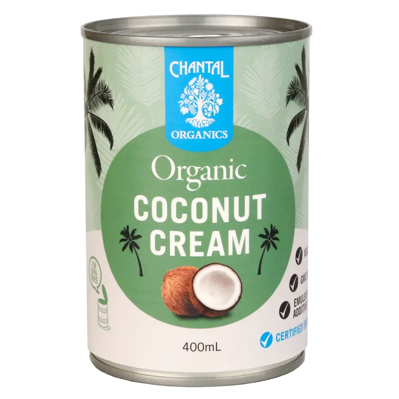 Chantal Organic Coconut Cream – 400Ml Carton 1