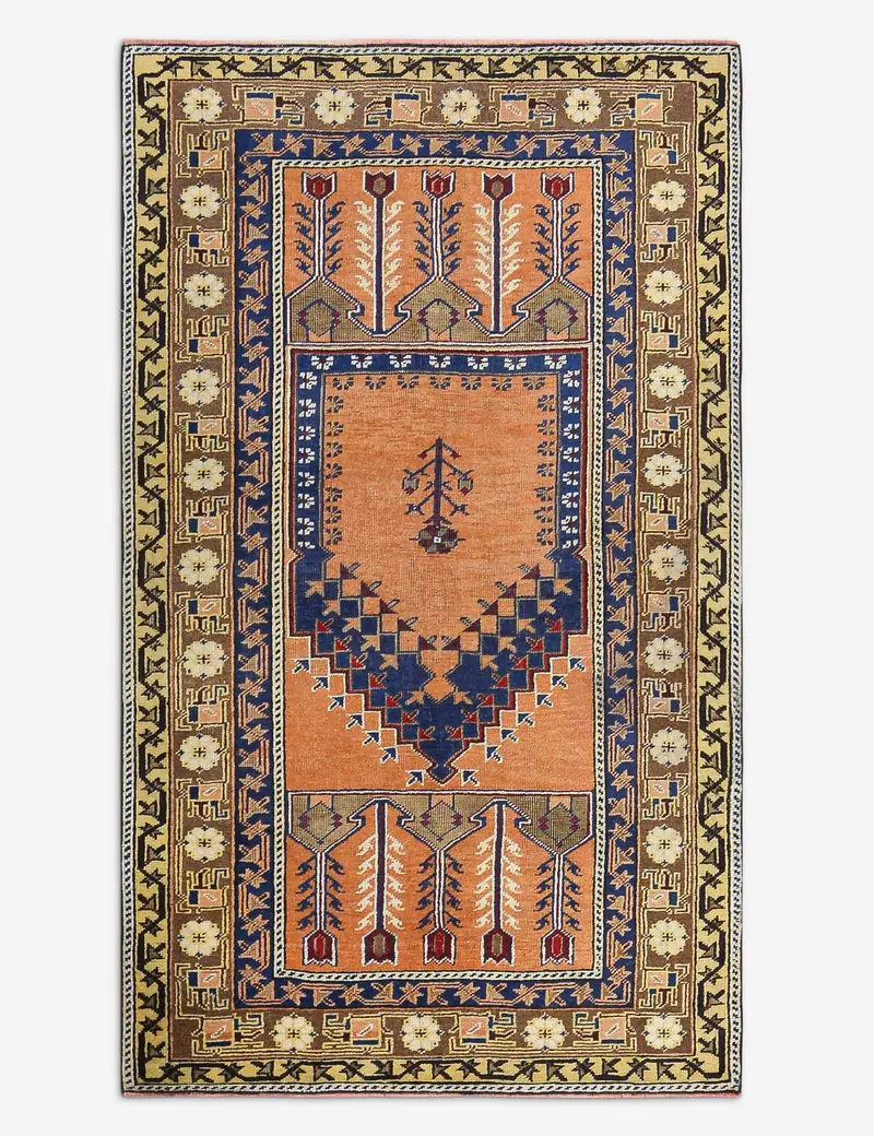 Charming Turkish Hand-Knotted Wool Rug, Antique-Inspired, 3'10" X 6'7" – No. 499 1