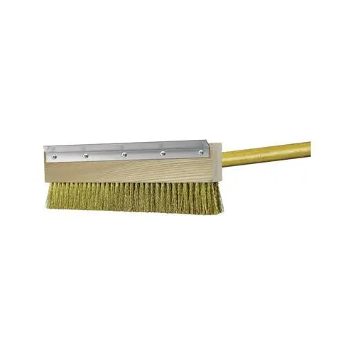 Chef Felton 11-Inch Wide Pizza Oven Brush – Brass Bristles & 40-Inch Ergonomic Handle 1