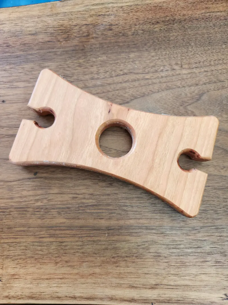Cherry Wood Wine Caddy For 4 Bottles 1