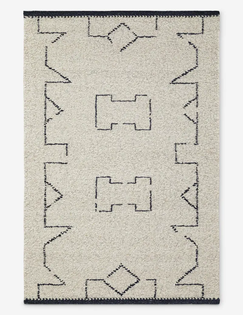 Ciera Minimalist Flatweave Wool Rug – Lightweight And Reversible 1