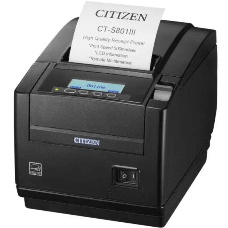 Citizen Ct-S801Iii Compact Thermal Receipt Printer For Small-Business Pos Setups 1
