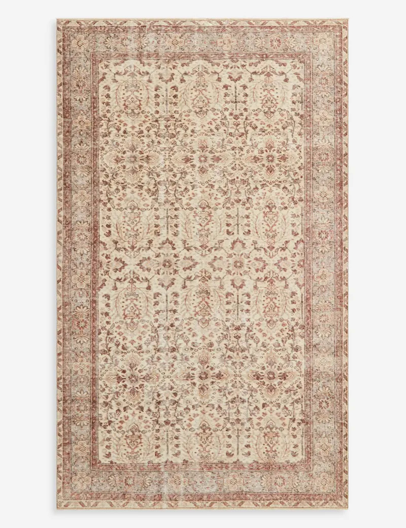 Compact Turkish Hand-Knotted Wool Rug — 5'4" X 9'0" 1