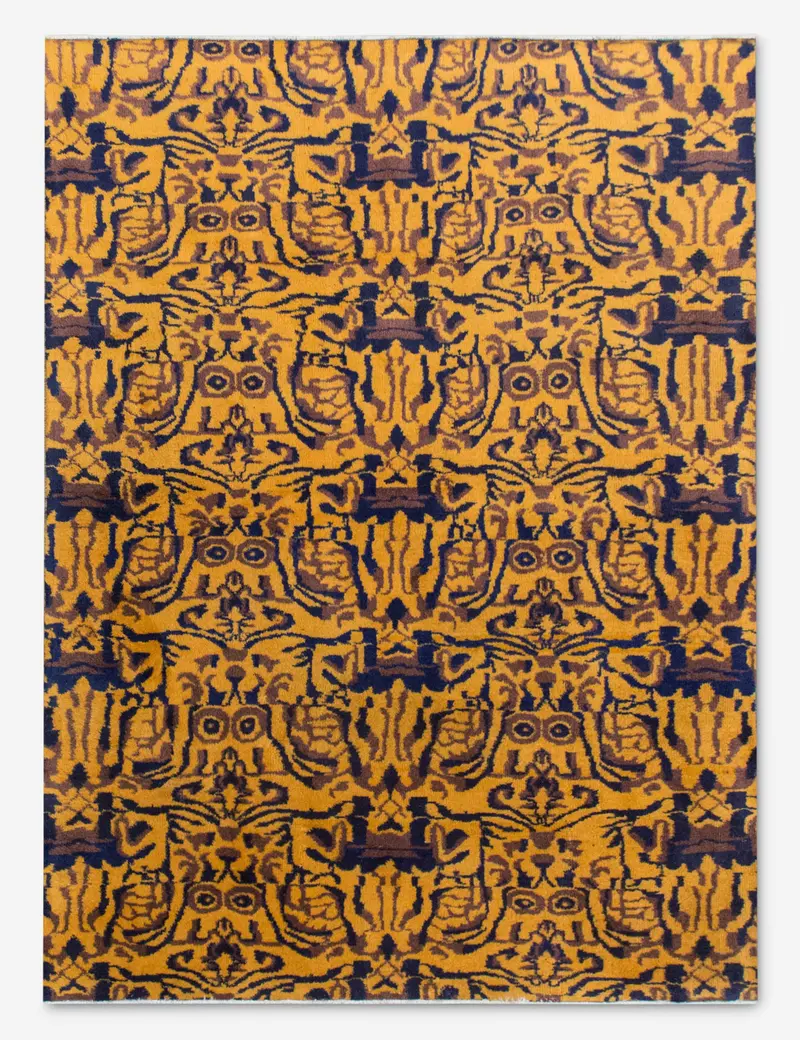 Compact Turkish Wool Rug – Vintage Hand-Knotted, 4'9" X 6'7", No. 544 1