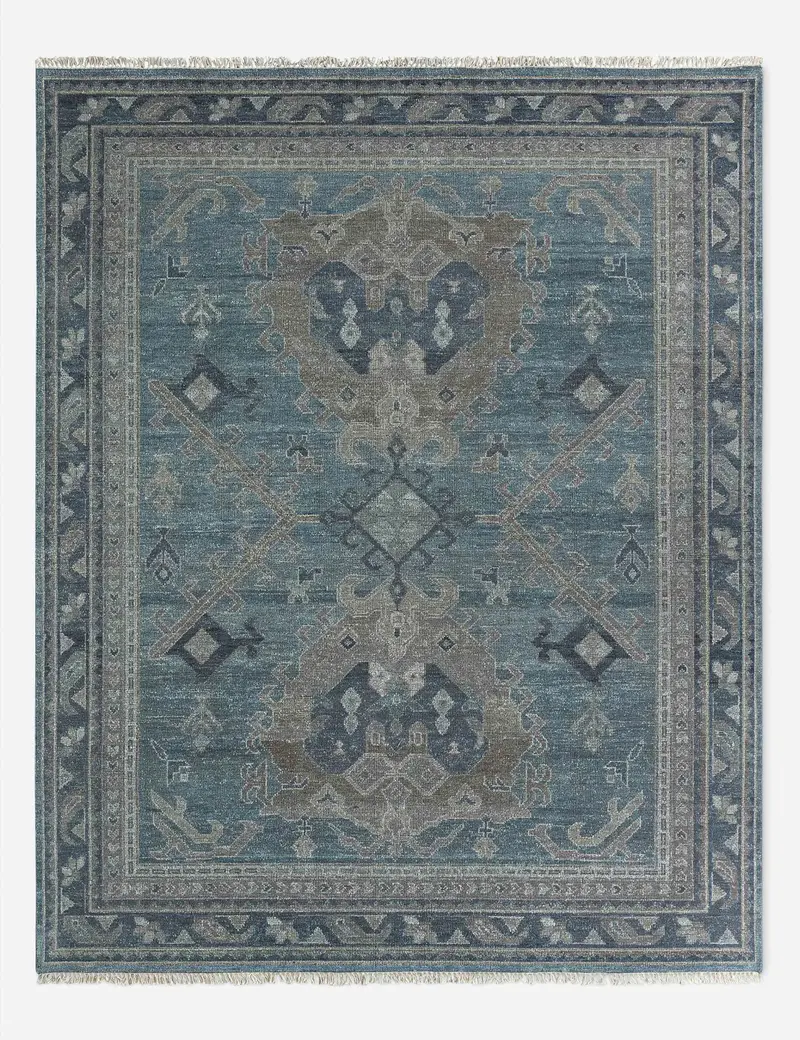 Connelly Classic Hand-Knotted Wool Area Rug 1