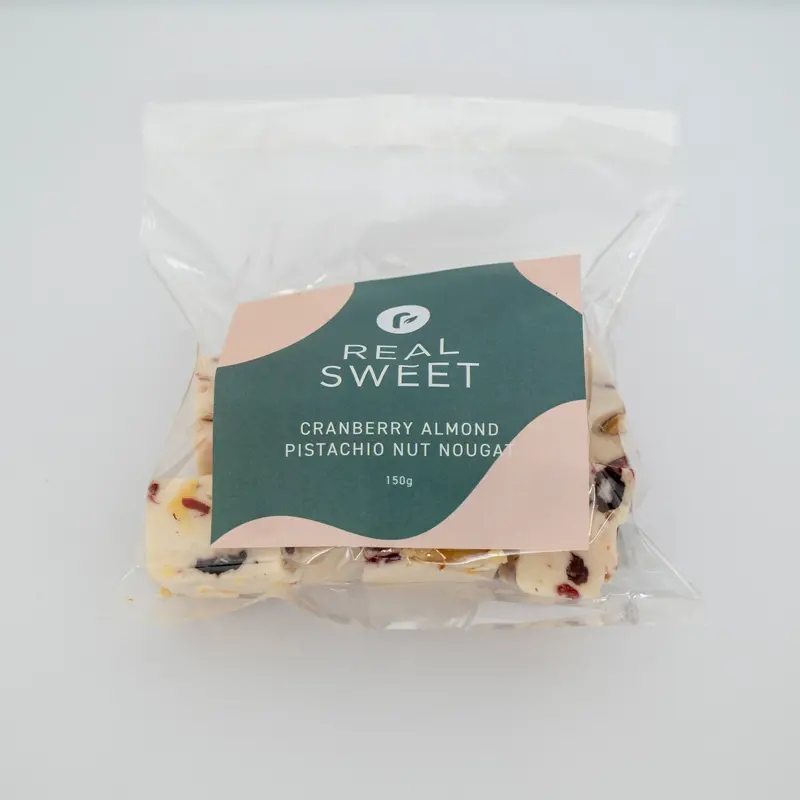 Cranberry-Almond-Pistachio Gourmet Nut Nougat 1