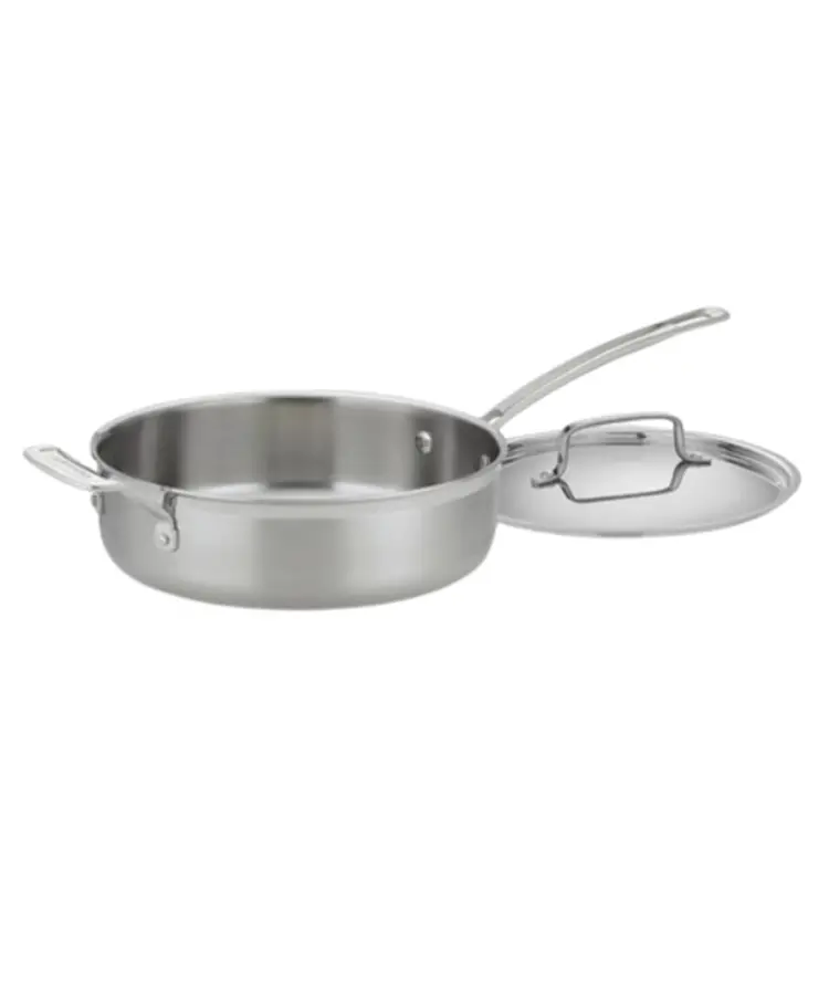 Cuisinart Multiclad Pro 3.5-Quart Stainless Steel Saute Pan With Lid 1