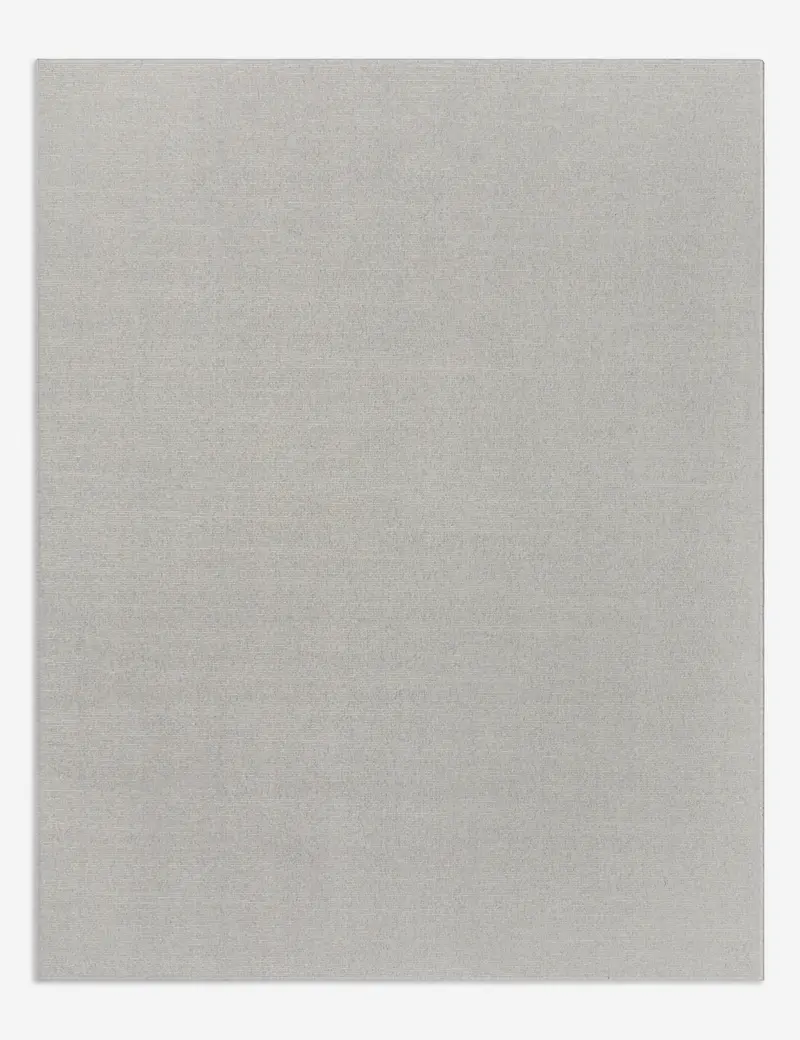 Custom Polina Flatweave Wool Rug In Cloud Gray 1