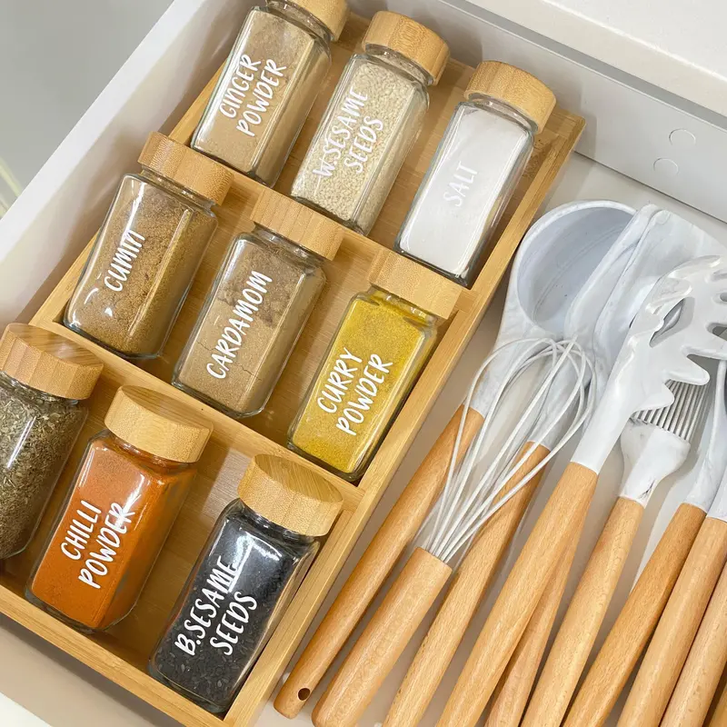 Custom Vinyl Labels For Glass Spice Shakers – Herb & Seasoning Decals 1