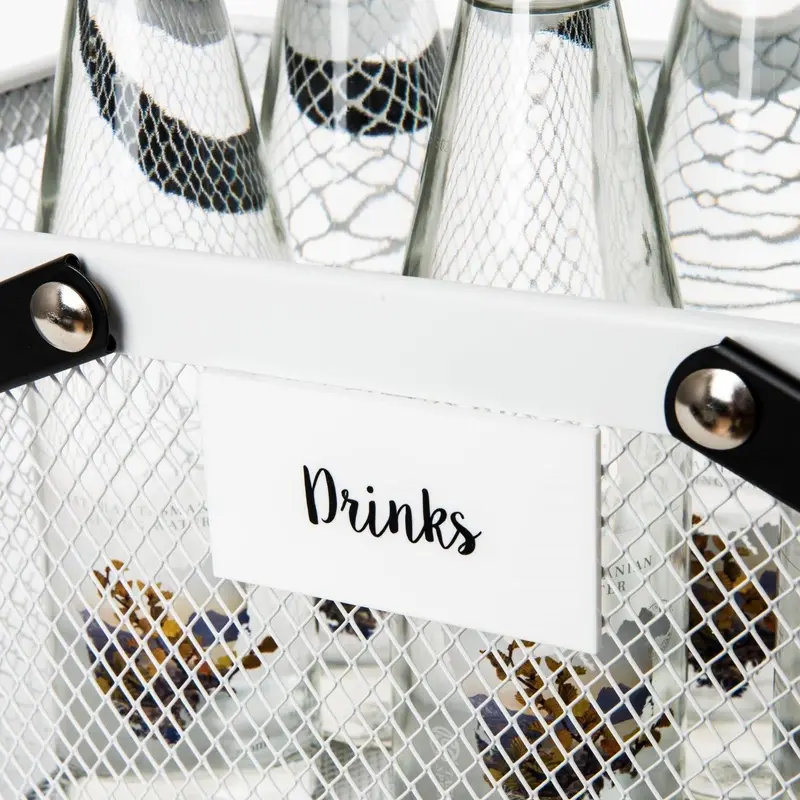 Customizable Vinyl Decal Labels For Acrylic Or Bamboo Tags 1