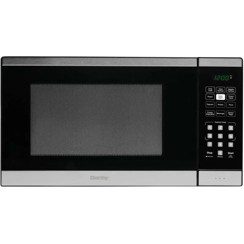Danby 19-Inch Countertop Microwave Oven – 0.9 Cu. Ft., 6 Auto-Cook Settings (Dbmw0925Bbs) 1