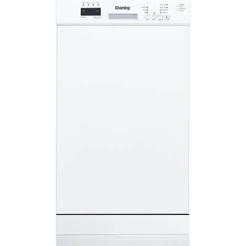 Danby Built-In Dishwasher Ddw18D1Ew – White Finish 1