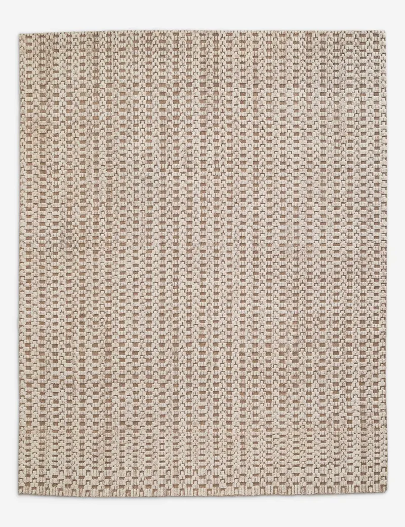 Dasha Hand-Loomed Natural Wool Rug 1