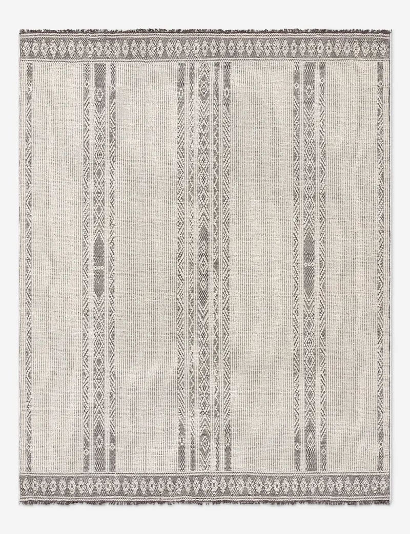 Delgado Textured Handwoven Wool Rug – Natural Fibers 1