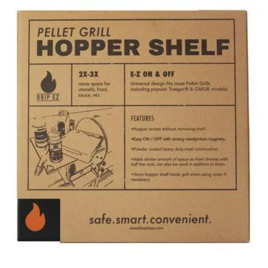 Drip-Ez Magnetic Pellet Hopper Shelf 1